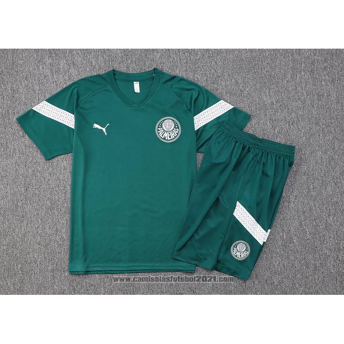 Fato de Treino Palmeiras Manga Curta 2023-2024 Verde - Calcas Curta